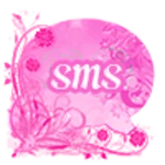 go sms pro theme pink flowers android application logo